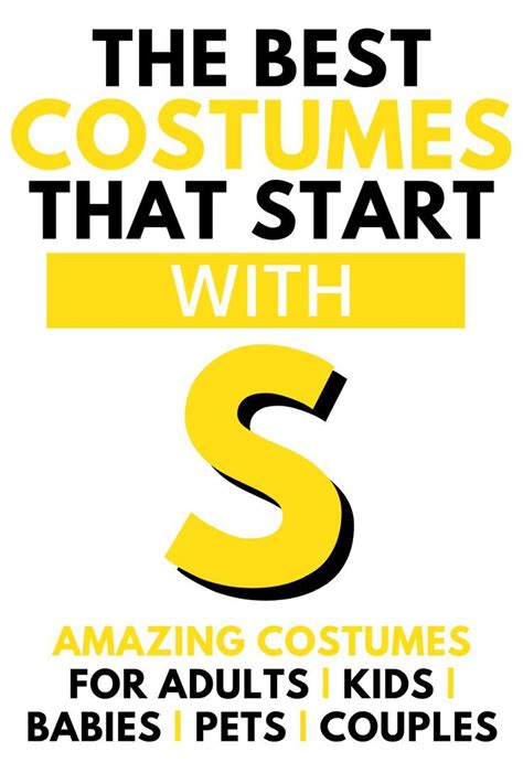 The Best Costumes Starting With S There S Something For Everyone