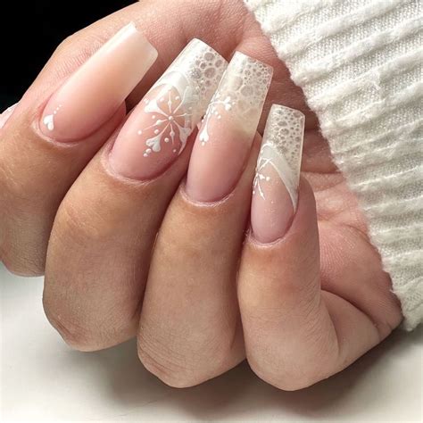 Winter Cute Nails Nude Fade N Gel Pinke N Gel N Gel Inspiration