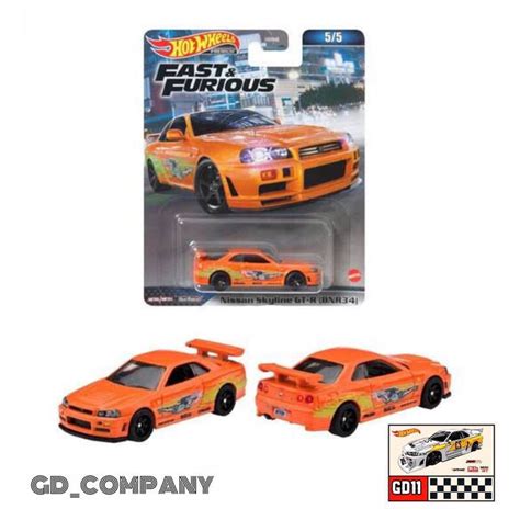 Jual Hot Wheels Premium Nissan Skyline R Orange Jeruk Fnf Free Protektor Shopee Indonesia