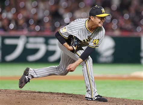 【阪神】島本浩也が乱打戦の中、ソフトバンク打線を封じて勝利投手 強力クリーンアップに無失点 プロ野球写真ニュース 日刊スポーツ