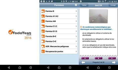 Todotest App Test De Conducir Dgt De Autoescuela En Tu Android Todo