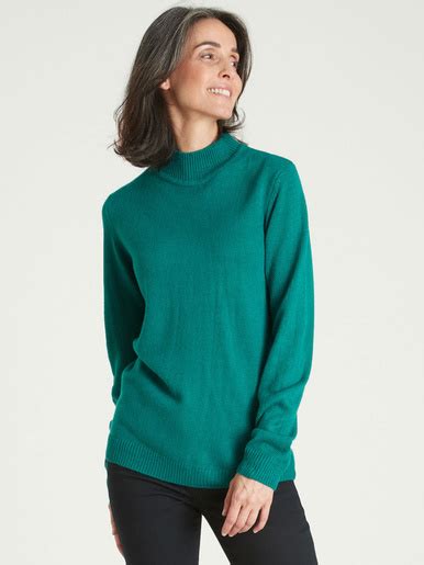 Pull Col Montant Manches Longues Daxon Femme Daxon