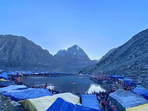 Chamba Manimahesh Yatra Royal Bath Dip In Holy Dal Lake India S