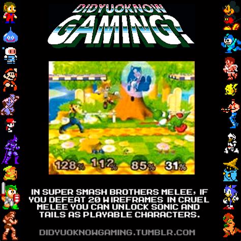 Super Smash Brothers Melee. • Did Yuo Know Gaming