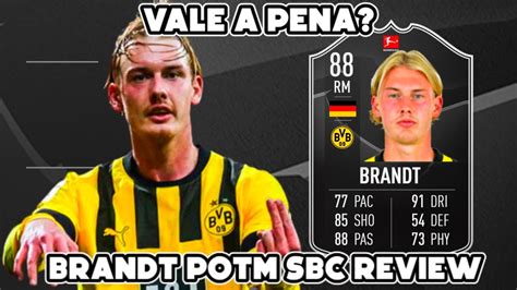 Brandt Potm Bundesliga Sbc Review Fifa Ultimate Team Youtube