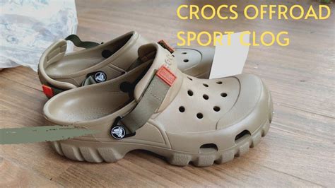 CROCS OFFROAD SPORT CLOG BROWN KHAKI COLOUR YouTube