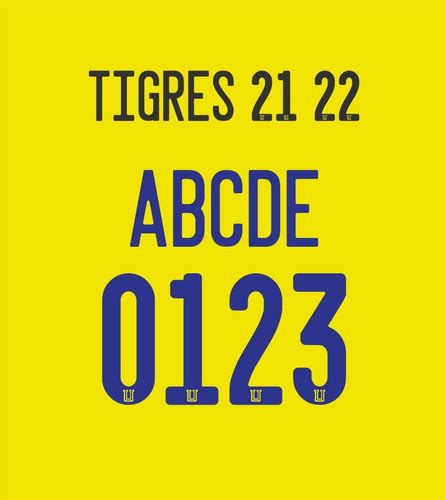 Tipograf A Tigres Uanl Ttf Eps Ia Cdr En Venta En San