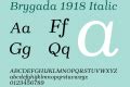 Brygada 1918 Font Brygada 1918 Italic Font Brygada1918 Italic Font