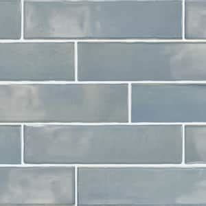 Daltile LuxeCraft White 2 In X 8 In Glossy Ceramic Subway Wall Tile