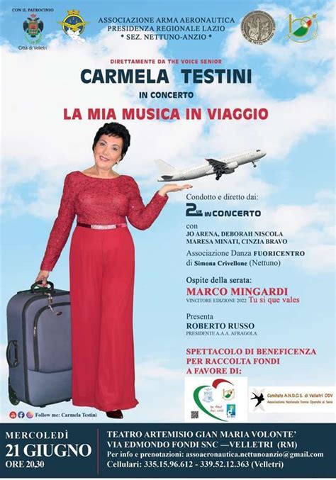 Velletri Un Dono Dal Cielo Per Airc Al Teatro Artemisio Volont