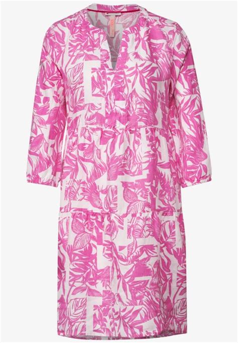 Street One Robe Tunique Mod R E Pour Femmes En Rose Vif Street One