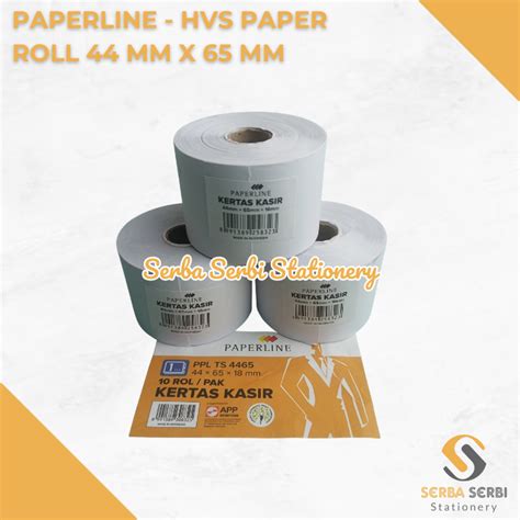 Jual GROSIR 1 BIJI PAPERLINE HVS PAPER ROLL TELSTRUK KERTAS