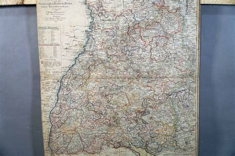 Vintage Historical Map Kingdom of Wuertemberg Wall Chart Print - Etsy