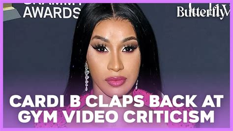 Cardi B Claps Back At Social Media User Criticizing Her Gym Videos