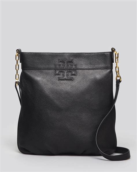 Tory Burch Crossbody Stacked T Book Bag In Black Lyst