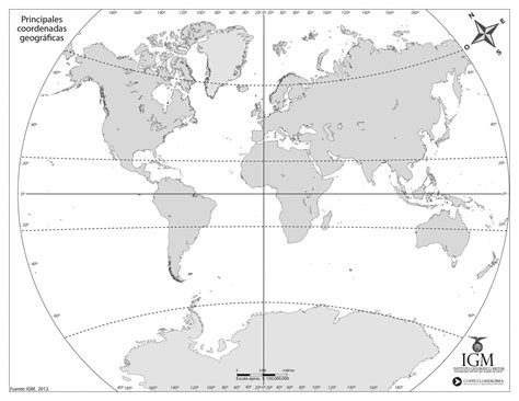 Tesauro Aplicado Junio Meridianos Mapa Mundi Opcional Agencia R Pido