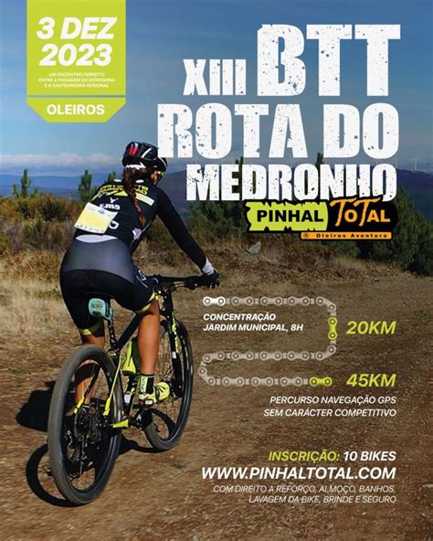 OLEIROS XIII BTT Rota do Medronho da Pinhal Total é neste domingo