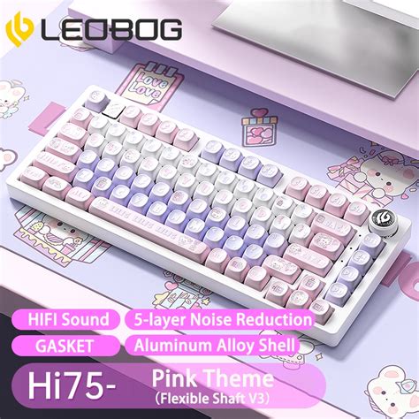 Aula Leobog Hi Mechanical Keyboard Keys Wired Hot Swap Rgb