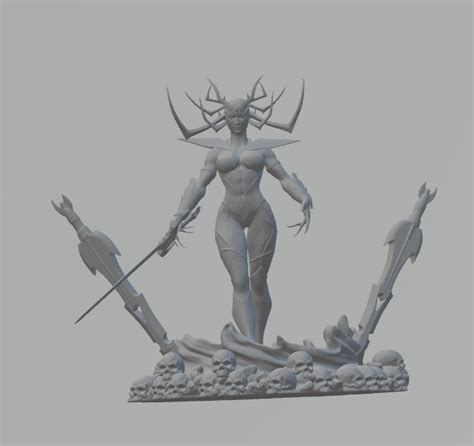 Hela Figure by KingBaaka | Download free STL model | Printables.com