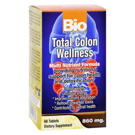 Bio Nutrition Total Colon Wellness Tablets Case Of Tab