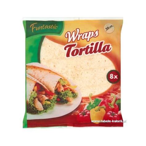 Ile Kcal Ma Wraps Tortilla Cm Funtastic Tabele Kalorii