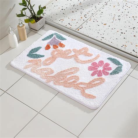 Red Barrel Studio Get Naked Bath Mat Soft Thick Microfiber Bath Rug Non Slip Absorbent Funny
