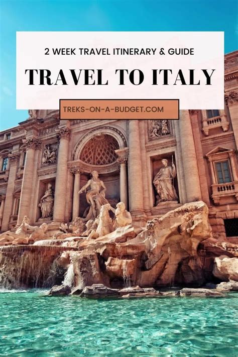 Travel To Europe Two Week Travel Itinerary In Beautiful Italy Video