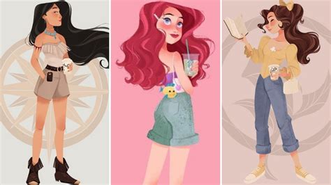 La Ilustradora Liza Krendel Recre A Las Princesas Disney Con Ropa