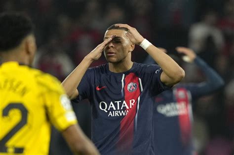 Las Imágenes De La Noche Más Dura De Mbappé En Su Adiós A La Champions