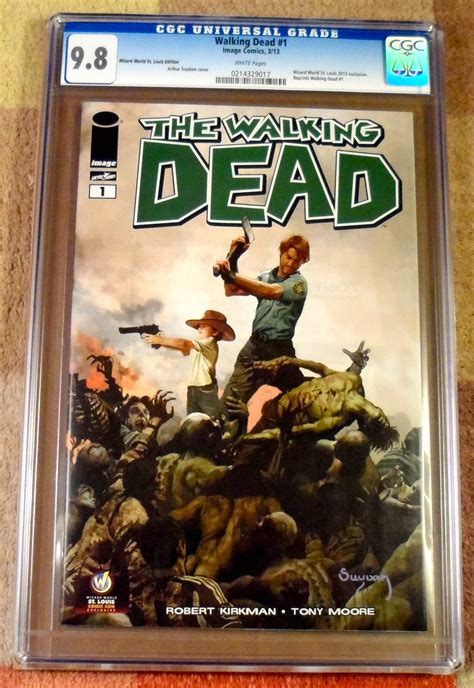 Walking Dead 1, St. Louis Comic Con cover, CGC 9.8, Graded NM/MT | PDX ...