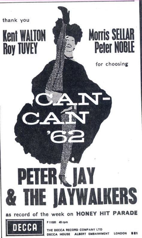 Peter Jay & The Jaywalkers – Can Can '62 Lyrics | Genius Lyrics