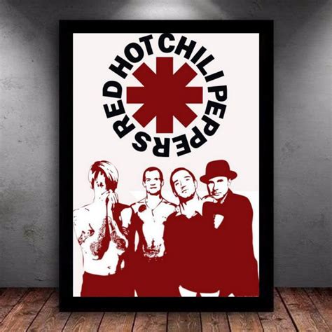 Quadro Decorativo Banda Red Hot Chili Peppers Rock N Roll Shopee Brasil