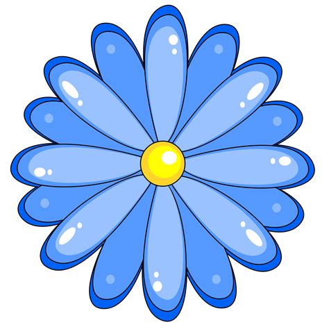 blue flower clip art 15078849 PNG