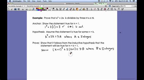 Induction Proof Involving Divisibility Example 1 Youtube