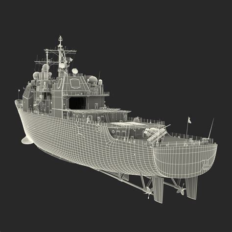 Uss Port Royal Cg D D Max Obj Fbx Ds Ma