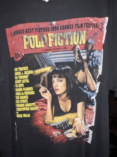 Vintage 1994 Tarantino Pulp Fiction Movie T Shirt Winterland Original