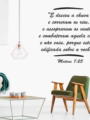 Adesivo De Parede Decorativo Frase Salmos Elo