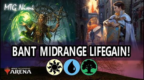 Bant Midrange Lifegain Standard Gameplay MTG ARENA YouTube