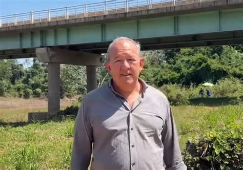 Secretário de Governo faz vídeo sobre a ponte do Rio Caeté e