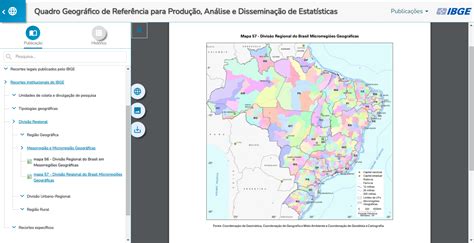 Em Plataforma Interativa Ibge Atualiza Quadro Geogr Fico