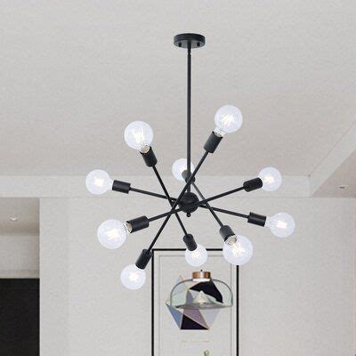 Corrigan Studio Corrigan Studio Modern Sputnik Chandelier Brushed