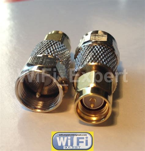 F Type Male Jack To Sma Male Plug Straight Adapter Rf Connector Converter Ebay