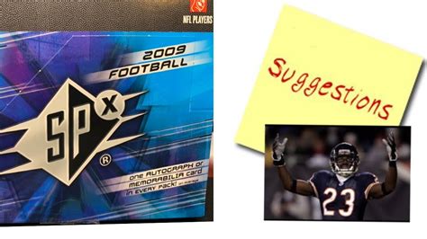 2009 Upper Deck SPX Football Suggestion Sunday 23 YouTube