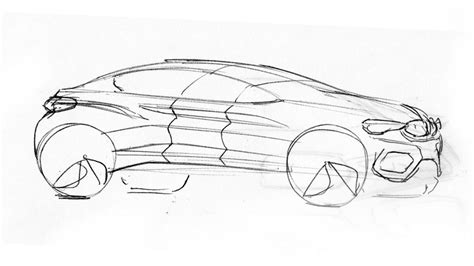 BMW Concept X4 Design Sketch Car Body Design