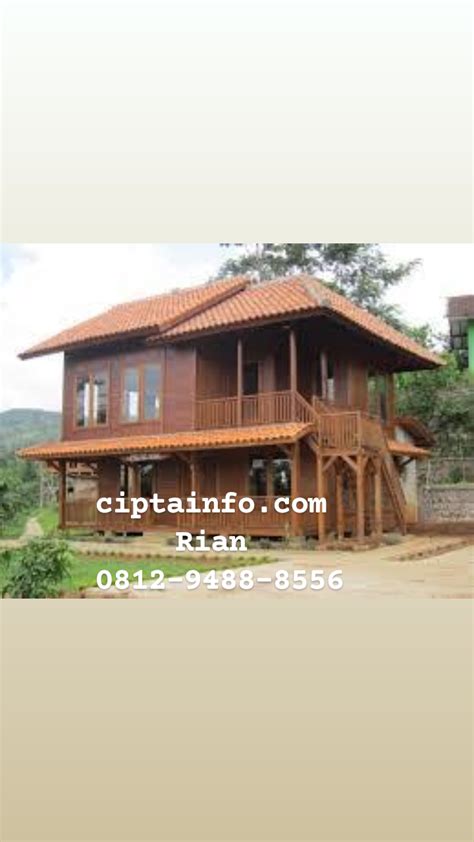 Jual Rumah Kayu Murah Knockdown Di Pasteur Bandung CIPTAINFO