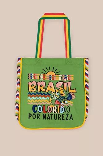 Maxi Bolsa Farm Zé Carioca Colorido Por Natureza Frete grátis