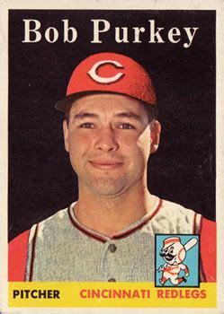 311 Bob Purkey Cincinnati Reds Sports Baseball Baseball Cards