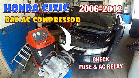 Honda Civic How To Replace Ac Compressor How To Fix Ac