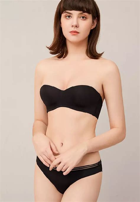 LYCKA LMM D LYCKA Lady Sexy Bra And Panty Lingerie Set Black Buy LYCKA Online ZALORA