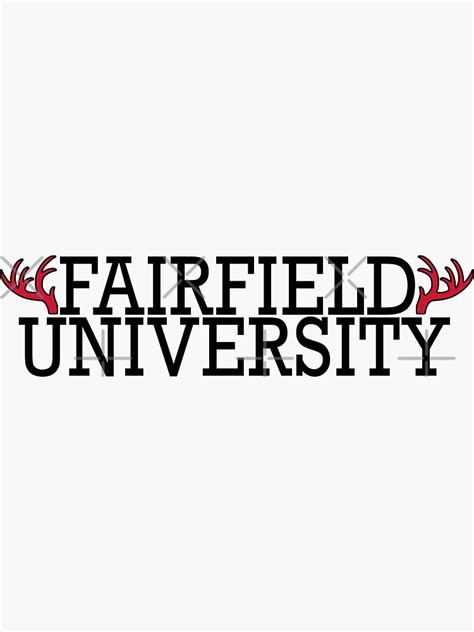 "Fairfield University Stags" Sticker for Sale by AnnabelsBelongs ...